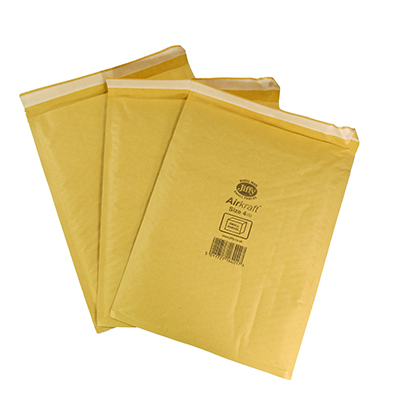 100 x Jiffy Airkraft Size 4 Bubble Envelopes Bags 240x320mm (JL4)